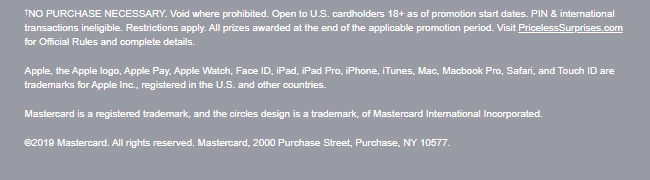 Apple pay Terms and Conditions